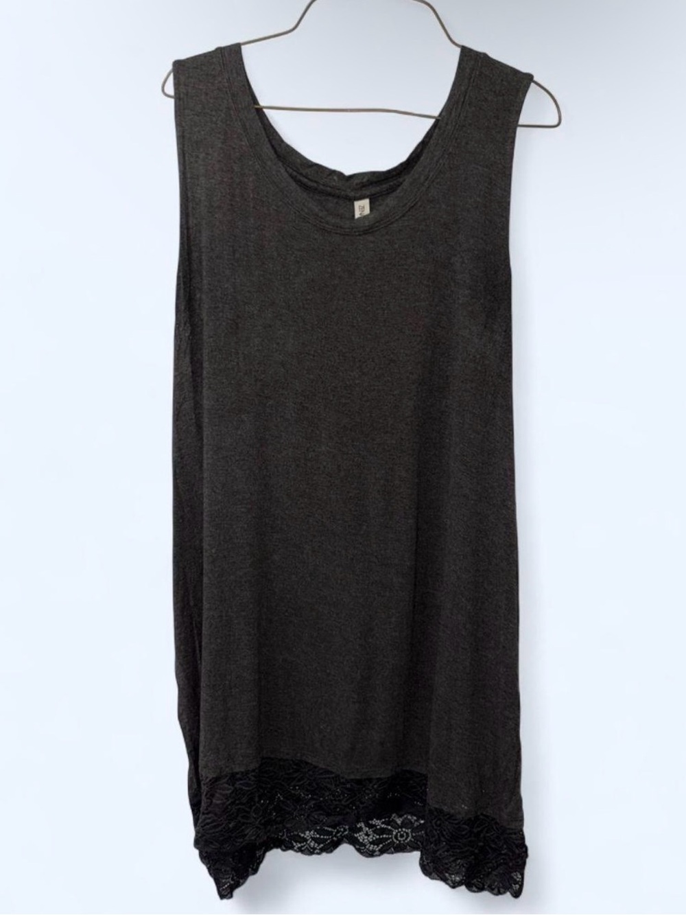 Zenana Signature Women’s 1XL Gray Super Soft Stretch Top